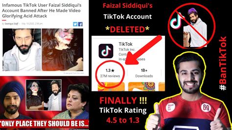 Faizal Siddiqui Tiktok Account Deleted Tiktok Vs Youtube Youtube