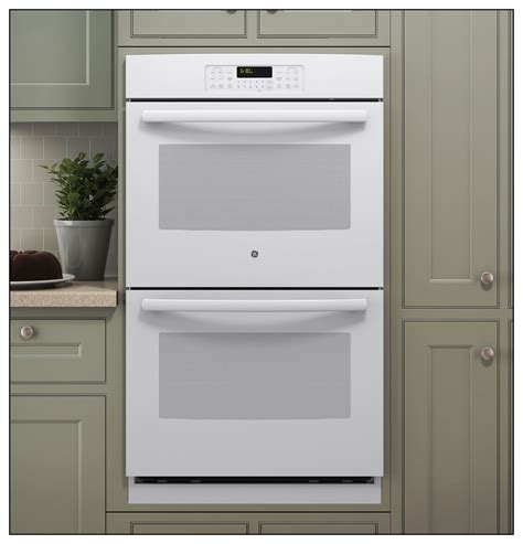Ge 30 Built In Double Electric Wall Oven White Jt3500dfww Best Buy