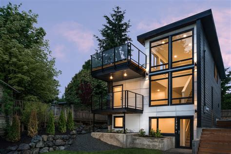 Loft House Modern Exterior Vancouver By Sandrin Leung Architecture