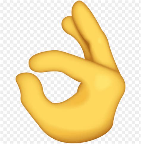Free Download HD PNG Ok Hand Emoji PNG Transparent With Clear
