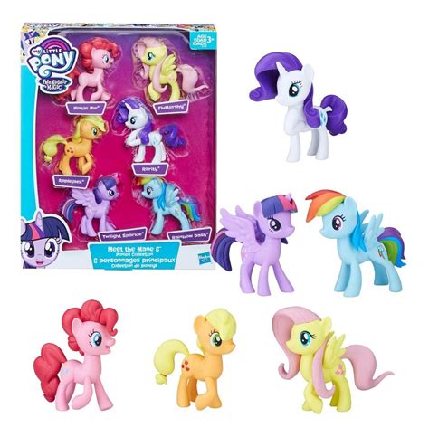 My Little Pony Conoce La Colección De 6 Ponis De Mane S 23800 En