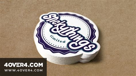 Elegant And Stunning Die Cut Stickers 4over4com