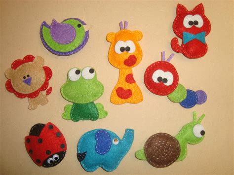 Bichinhos De Feltro Com Moldes