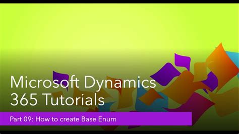 How To Create Base Enums In Microsoft Dynamics 365 Finance And