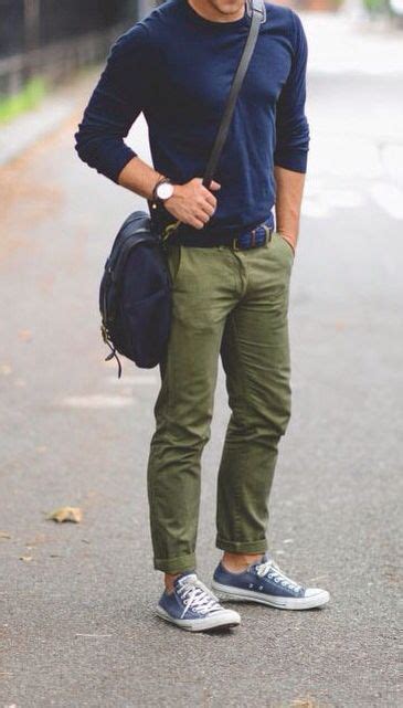 21 Olive Green Pants Ideas Mens Outfits Men Casual Mens Fashion