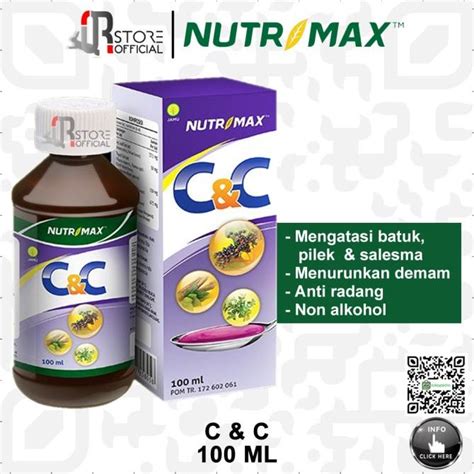 Jual Promo Nutrimax Candc Cnc Syrup Obat Herbal Sirup Obat Herbal Batuk