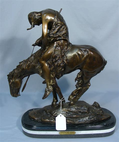 Sold Price Bronze Sculpture End Of The Trail After James Earle