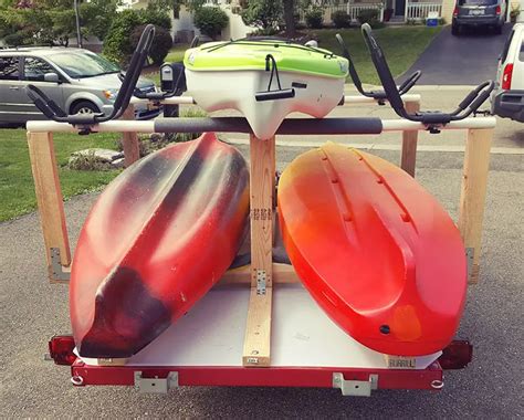 The Diy Kayak Trailer That Saves Your Back And Budget Hiking Earth