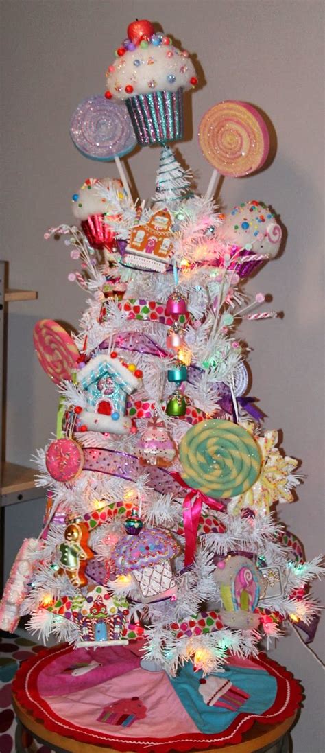 White Candyland Christmas Tree Gingerbread Candyland Galore Candy