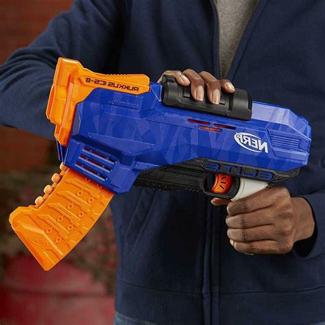 What different types of nerf guns are there? Nerf Rukkus ICS-8 Nerf Guns For Boys Nerf