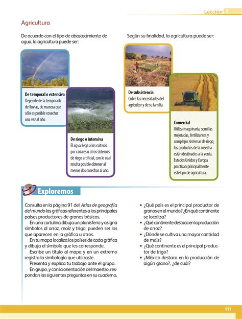 Existen 196 aprovechamientos, de los cuales 190 están activos y 6 se consideran inactivos. Libro De Geografia 6 Grado : Geografía quinto grado 2017 ...
