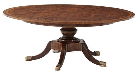 Shop the round oak dining tables for sale to have a fantastic kitchen experience. A circular extending mahogany dining table, Dining tables ...