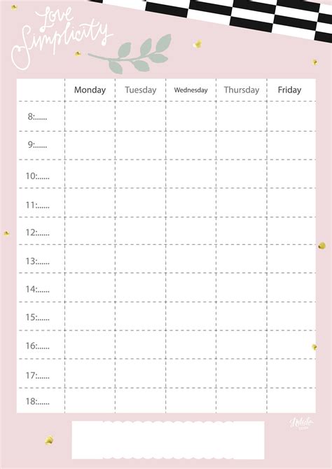 Imprimez un modèle de planning hebdomadaire vierge, sous la forme d'agenda ou de semainier à imprimer au format pdf. Pin on organize