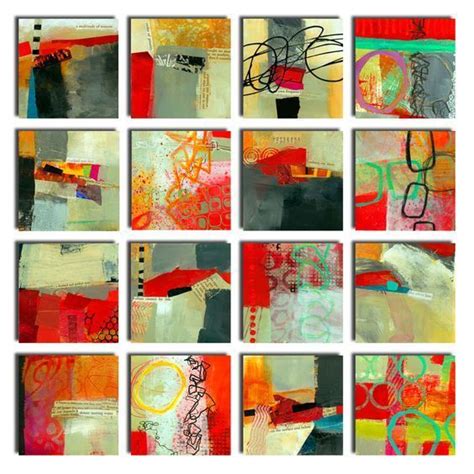 Paperartsy 2016 20 Squares And Grids Challenge Modern Abstract