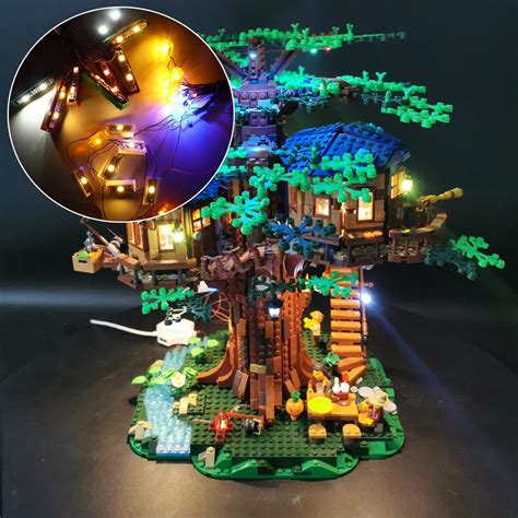Diy Led Light Lighting Kit Only For Lego 21318 Ideas Treehouse Building