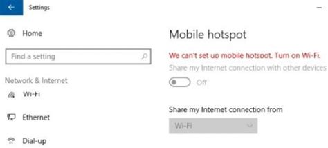 How To Repair The We Cant Set Up Mobile Hotspot Error In Windows