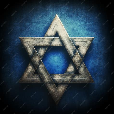 Estrela De David Hexagrama Estrela Judaica Cor Dourada Bandeira De