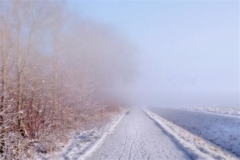 Free Images Mountain Snow Cold Fog Mist Sunlight Morning Frost