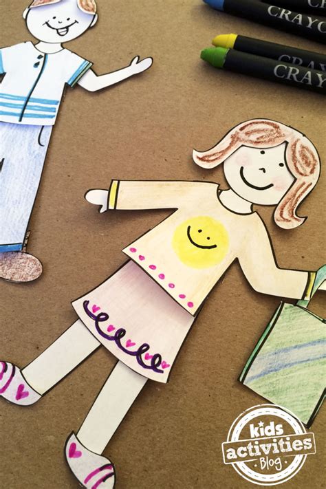 How To Make Paper Dolls Kids Activities Blog