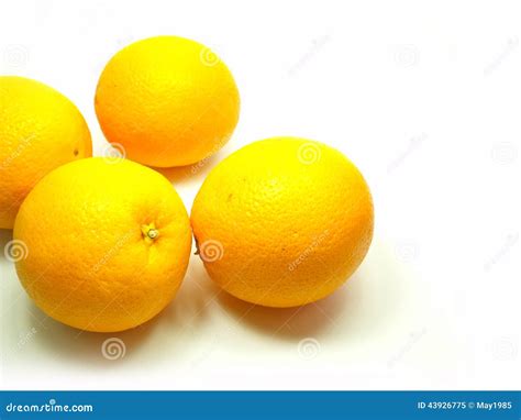 Four Oranges On Background Stock Image Image Of Healthy 43926775