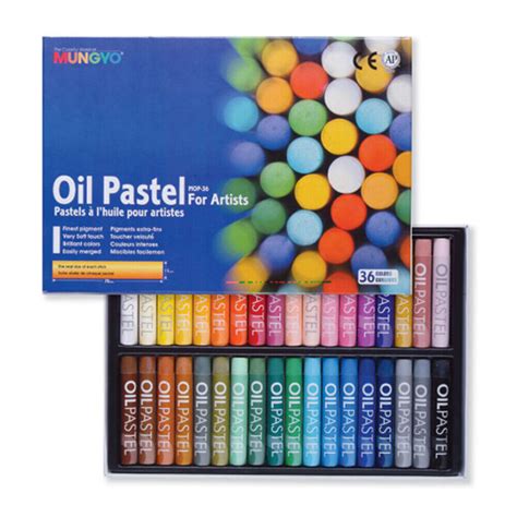 Mungyo Gallery Oil Pastels Cardboard Box Set Of 36 Standard Assorted C