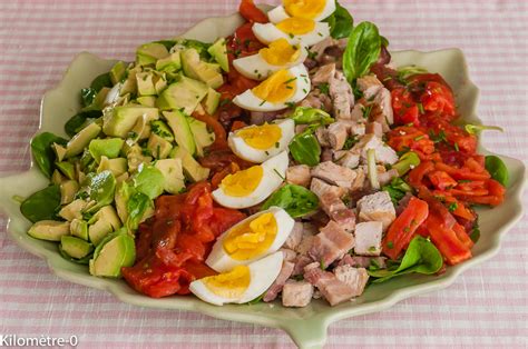 Simple accompagnement ou plat complet, retrouvez toutes nos recettes de salades. Salade complète dinde, poitrine, oeufs, avocats, tomates ...