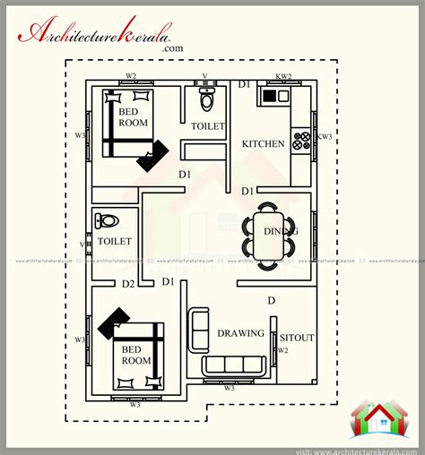 700 Sq Ft House Plans South Indian Style Top Concept 17 House Plans