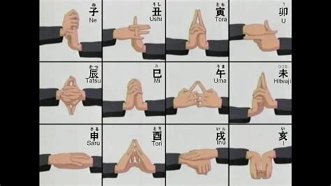 Todos Os Selos Das Mãos De Naruto E O Que Eles Significam Naruto Hokage