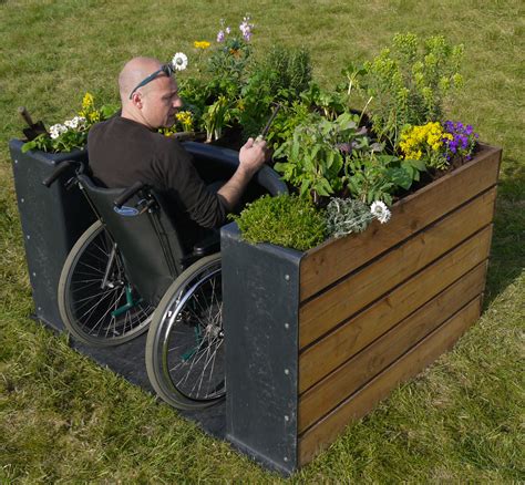 Genius Raised Plant Bed Makes Gardening Wheelchair Accessible Grandma
