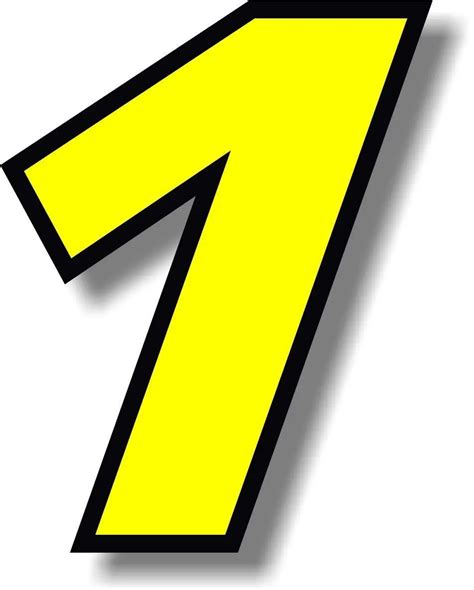 Decal Yellow 3 Racing Number With Black Border Decal Graphic Digital