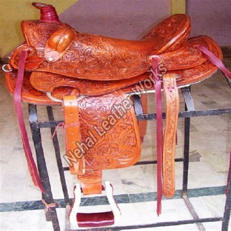 10010042 Western Horse Saddles Weight 12kg 18 Kg By Nehal Leather