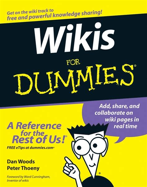 Wikis For Dummies By Dan Woods And Peter Thoeny Book