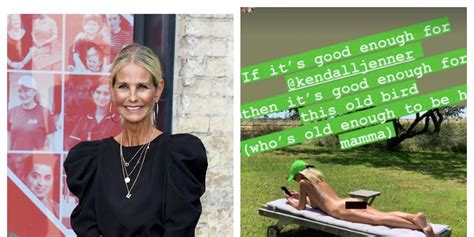 Ulrika Jonsson Copies Kendall Jenner And Sunbathes Completely Naked