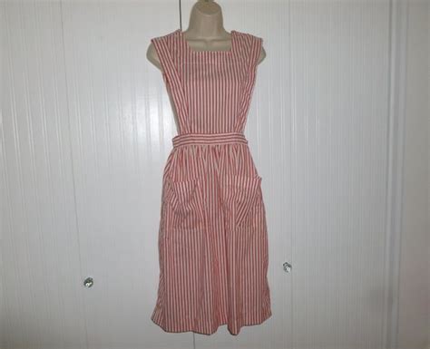 Vintage Candy Striper Dress Uniform Pinafore 1960 197 Gem