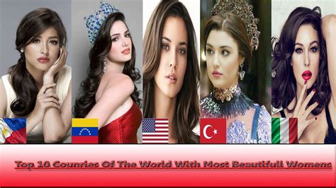 top 10 countries with the most beautiful women of the world youtube