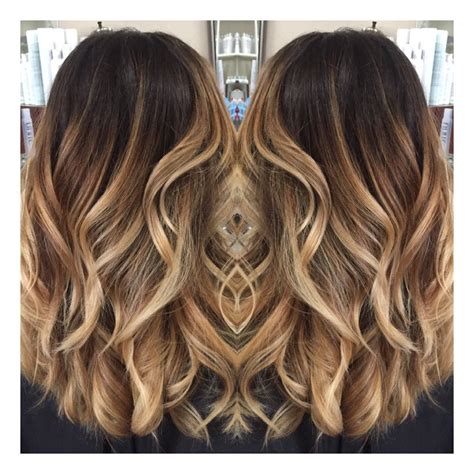 Seamless Subtle Ombre Dark Ombre Contrast Ribbons Balayage Technique