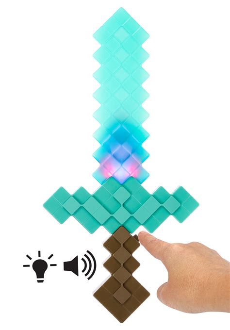 Minecraft Toys Enchanted Diamond Sword For Role Play Mattel