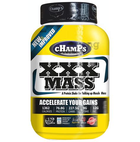 Champs Xxx Mass Banana Buy Jar Of 40 Lb Powder At Best Price In India 1mg