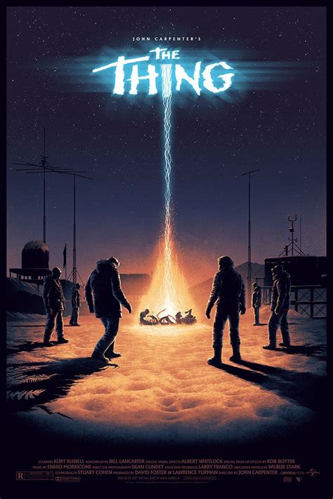 The Thing By Matt Ferguson Movie Artwork Alternative Movie Posters
