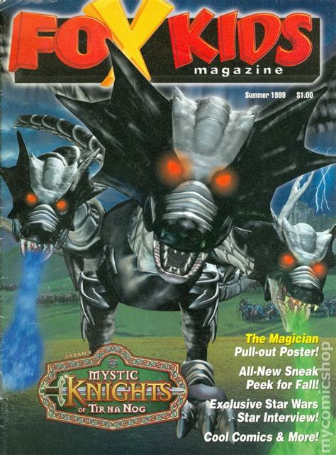 Fox Kids Magazine 1990 Fox Kids Comic Books 1999