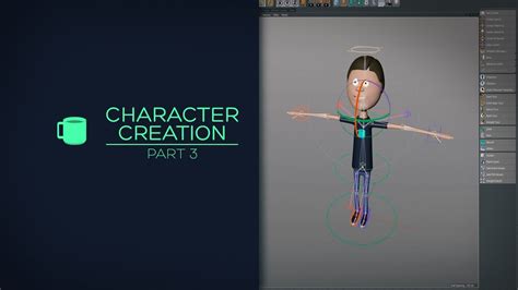 Character Creation With Cinema 4d Part 3 Rigging Youtube