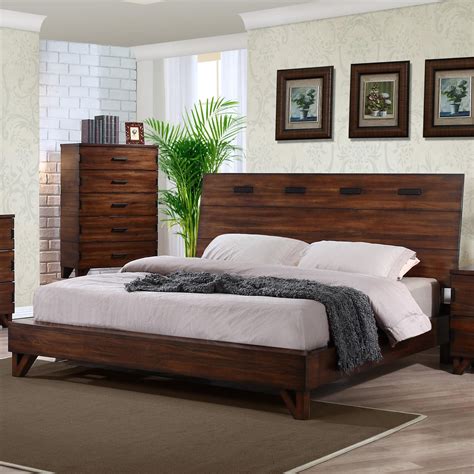 Avalon Coffee Bean King Low Profile Bed From Coaster 203751ke