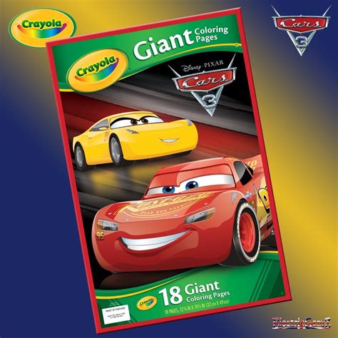 For kids & adults you can print police car or color online. Crayola Cars 3 Giant Colouring Pages