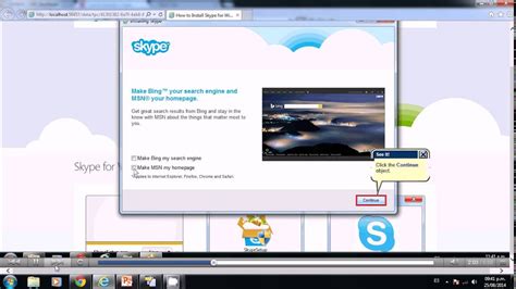 How To Install Skype For Windows Using Upk Youtube