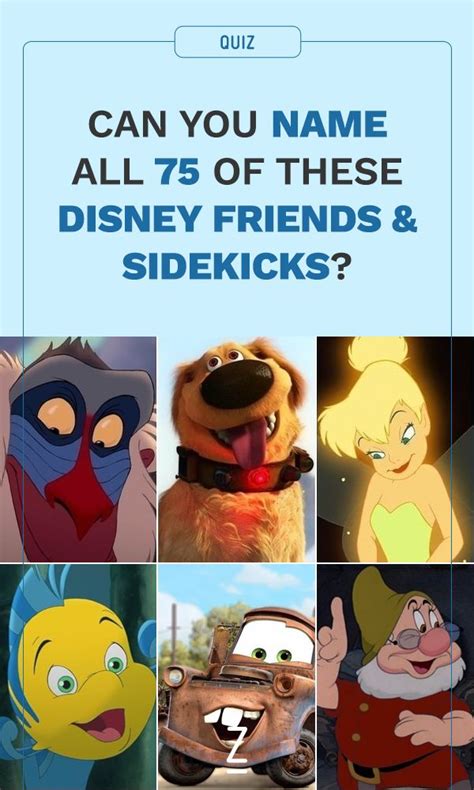 Can You Name All 75 Of These Disney Friends And Sidekicks Disney