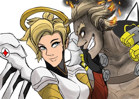 Mercy And Junkrat By Rioxnation On Deviantart
