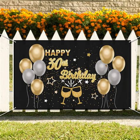 Gorgeous Backdrop For 30th Birthday Decorations To Make Your Party