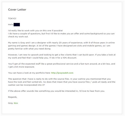 4 Proven Upwork Cover Letters Save Time Win More Jobs Cover Letter