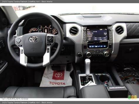 Black Interior Dashboard For The 2020 Toyota Tundra Platinum Crewmax