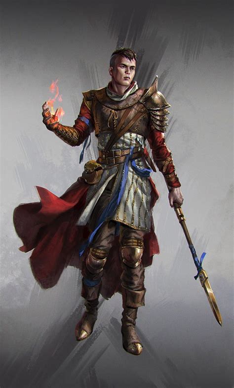 Warlock By Hubbletea Spellsword Eldritch Knight Spear Magic Man